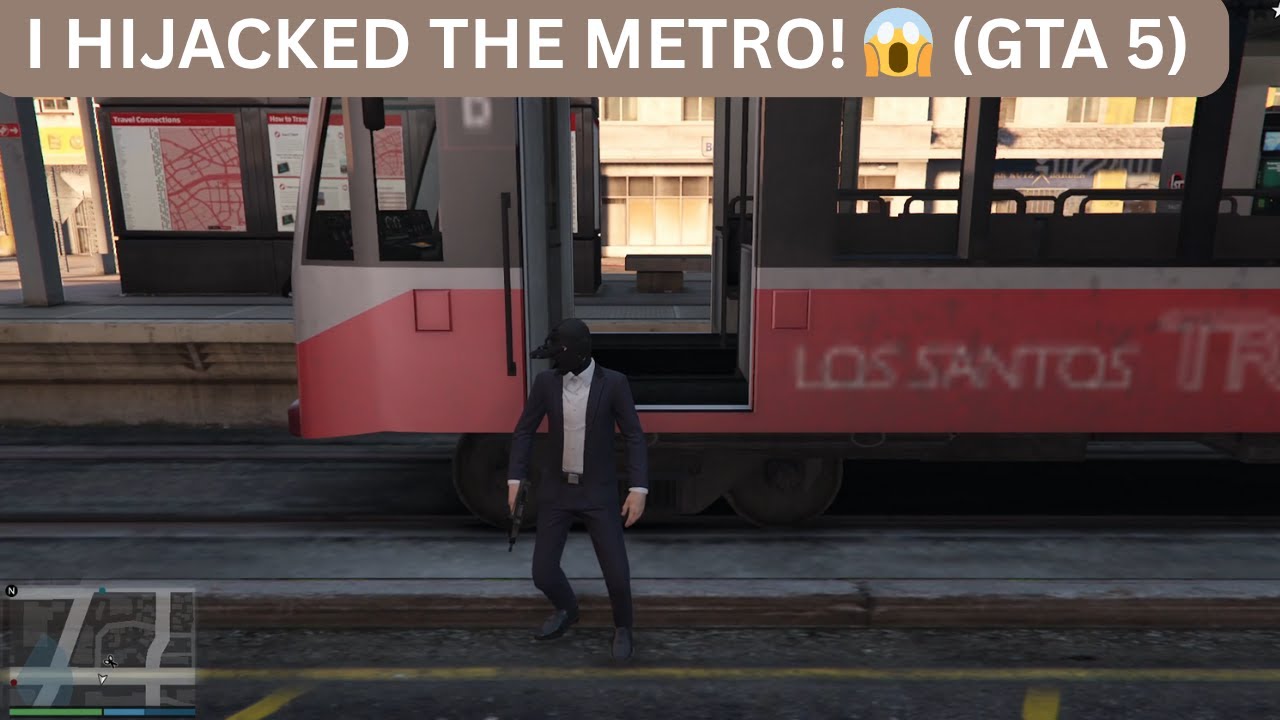 GTA 5 METRO TERROR! 😱 Hijacking Driver + Rampage (4K Gameplay) | Manoj More @ItsManojLive