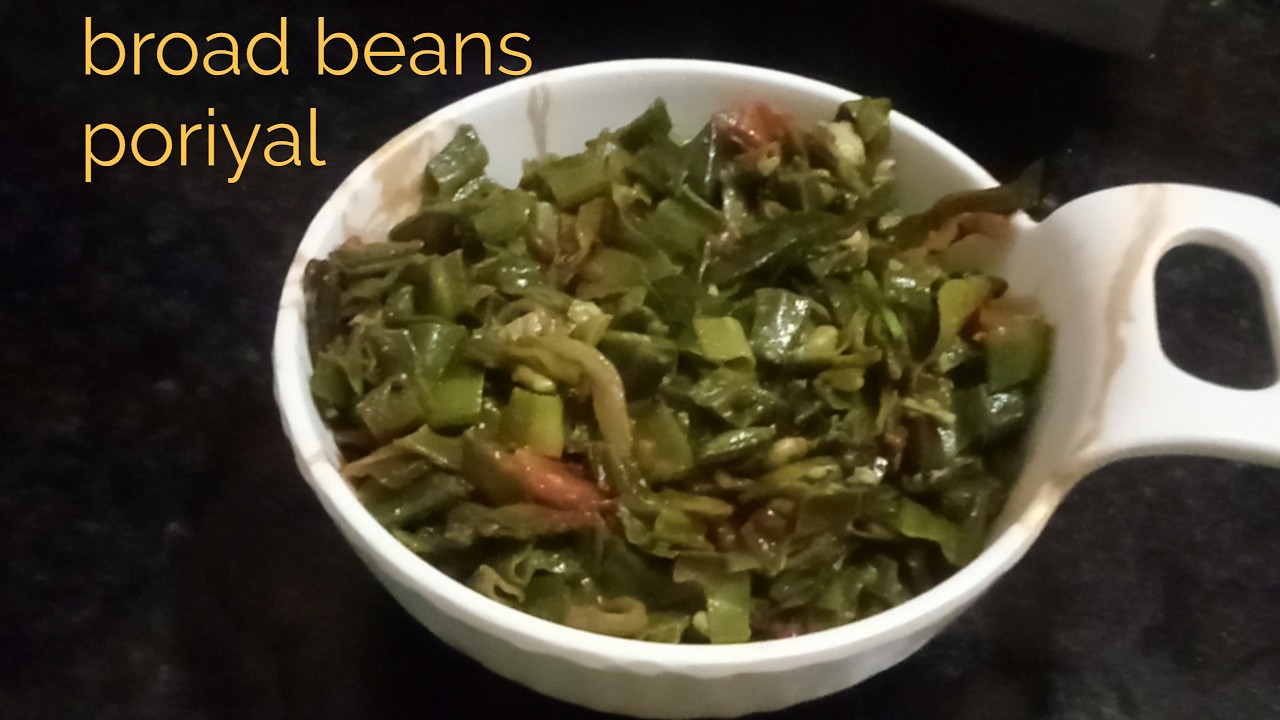 Broad beans fry recipe in tamil