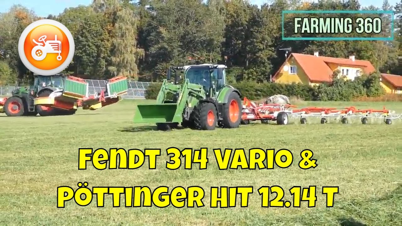Fendt Demonstrations 2022 | Fendt 314 Vario & P&ouml;ttinger HIT 12.14 T