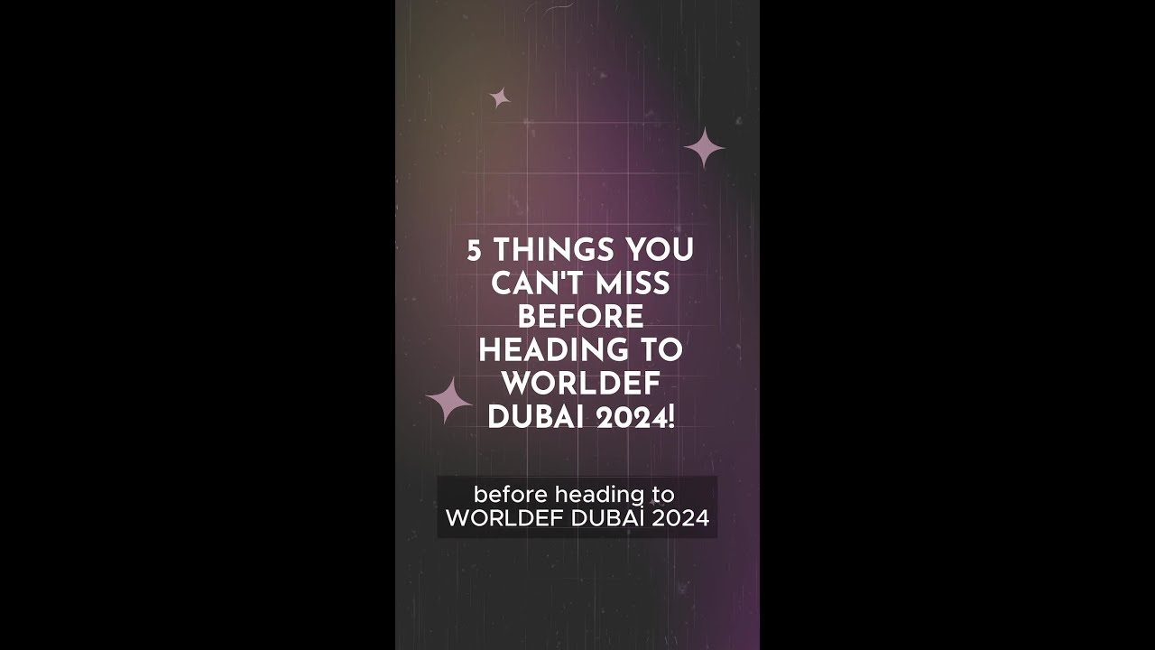 2 days left for WORLDEF DUBAI! | #worldef2024 #worldefdubai #ecommerce