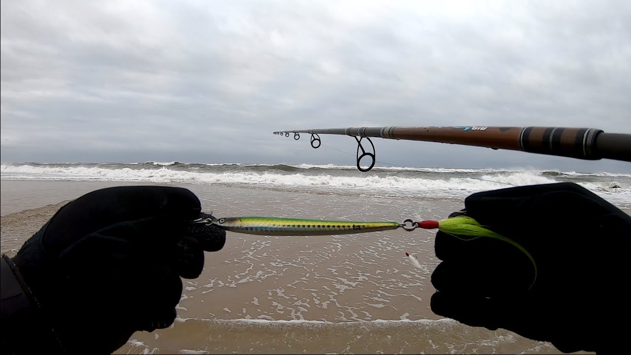 Fish Every Cast on SAND EEL JIGS / DIAMOND JIGS / TEASERS! - Late Fall Run STRIPERS - Long Island NY