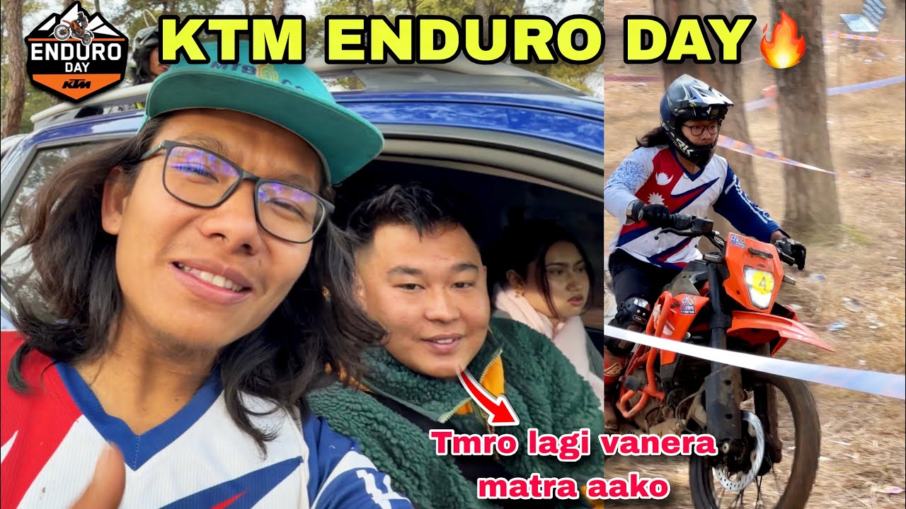 KTM XTREME ENDURO DAY🔥|| @rajkumarthapamagar32 MERO LAGI MATRA AAKO RE 😮😂|| HATTIBAN TRAIL 