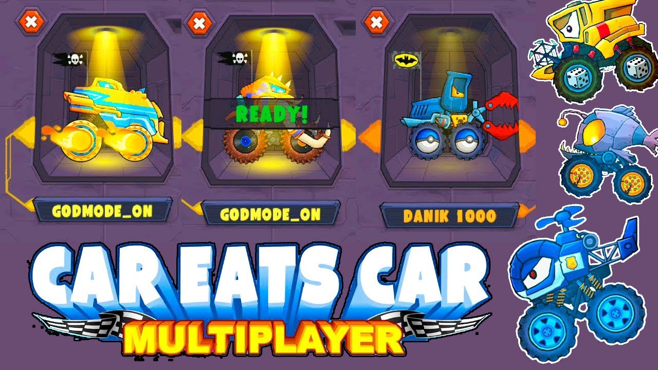 Car Eats Car Multiplayer - Race with Friends in Predatory Machines