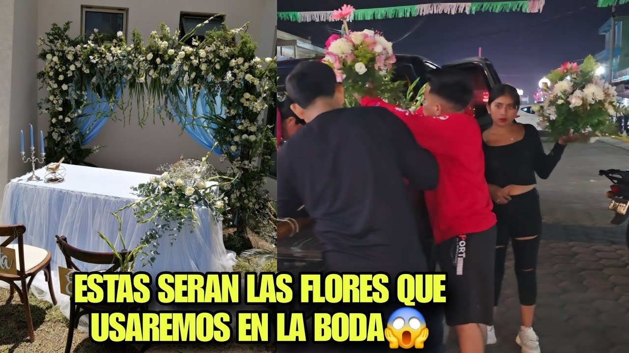 Con Estas Flores Le Llenaremos La Mesa Para La Ceremonia De La Boda De DAYSI y EDY😱