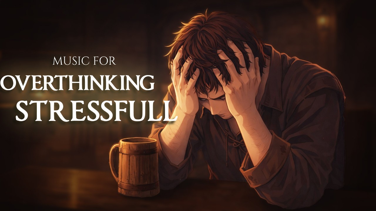 Medieval Tavern Ambiance Music for OVERTHINKING & STRESSFULL | When the Hearth Burns Low