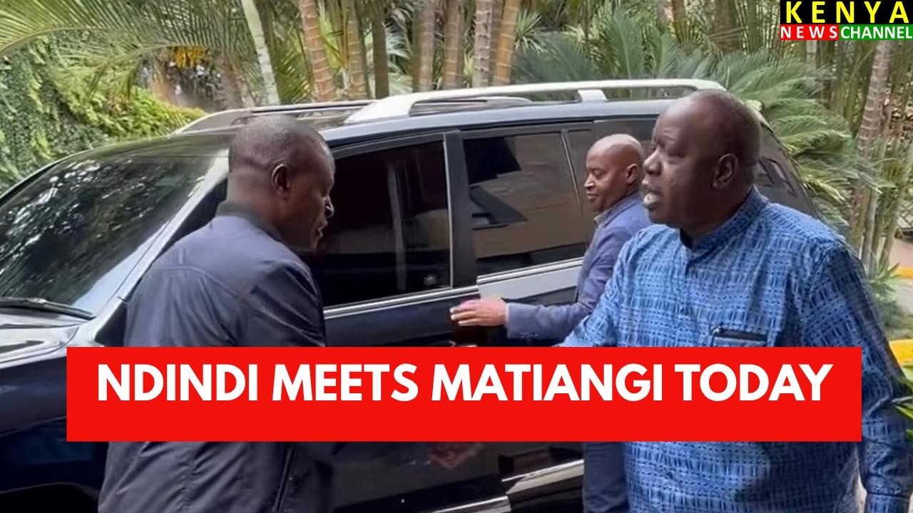 What happened during a secret meeting between Ndindi Nyoro and Matiangi today ahead of 2027 election