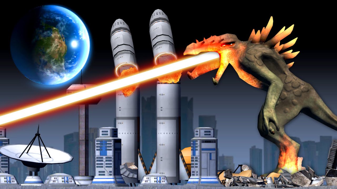 I Released Godzilla On A Moon Colony - City Smash