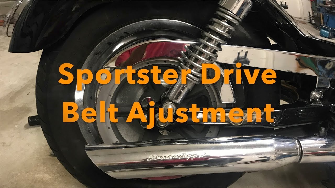Как отрегулировать приводной ремень Harley Davidson Sportster