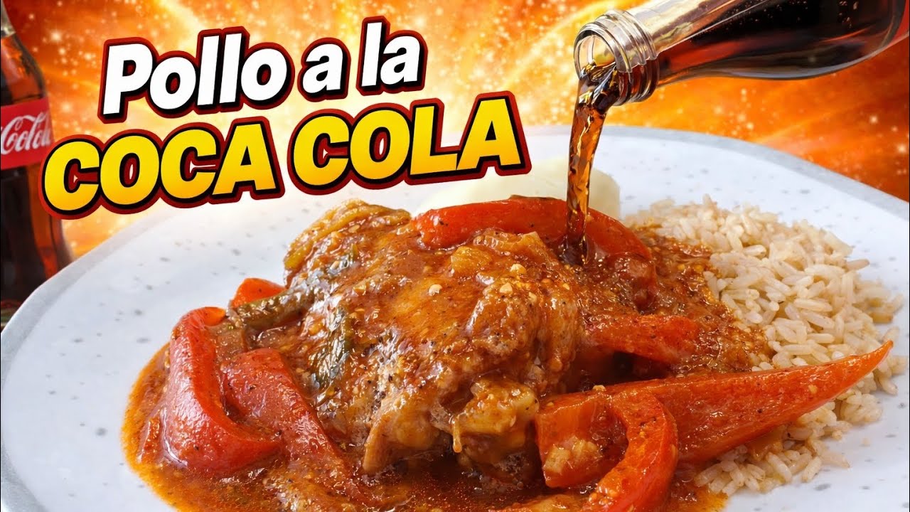 COMO PREPARAR POLLO A LA COCA COLA FÁCIL Y RÁPIDO • RECETA CASERA