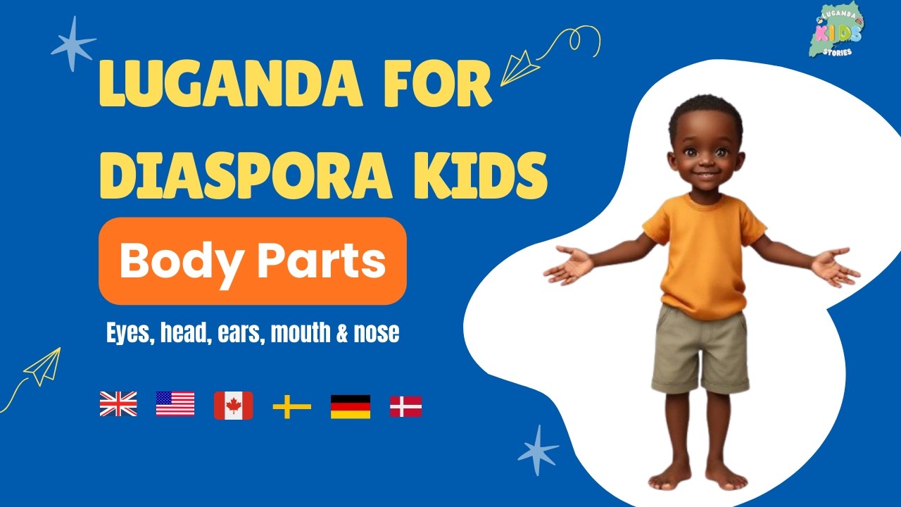 Luganda for kids/Body Parts. Part1