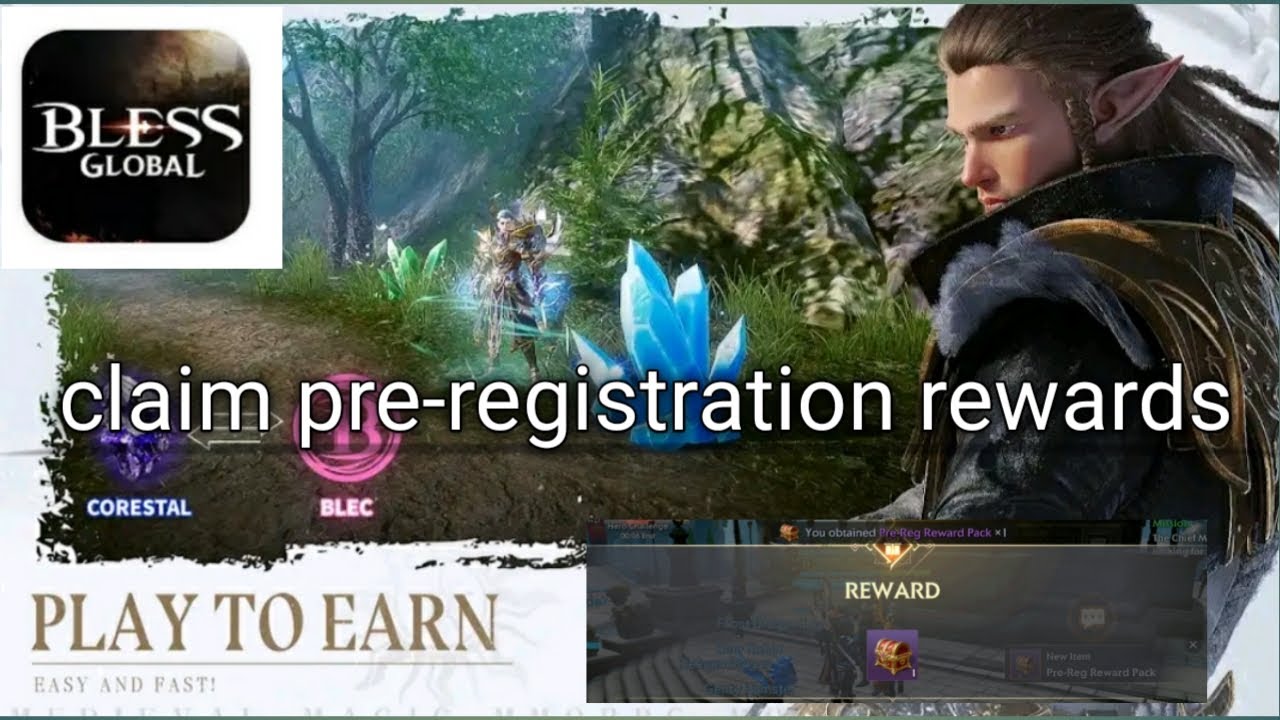Bless global NFT how to claim pre-registration reward