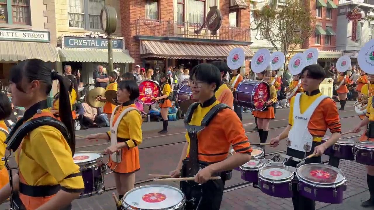 Kyoto Tachibana SHS Band 京都橘高校吹奏楽部, Disneyland, December 31, 2024