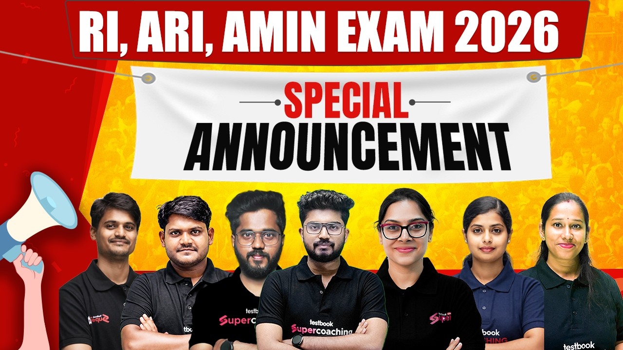 RI AMIN Mains 2026 | Special Announcement For RI AMIN Exam 2026 | RI AMIN Preparation
