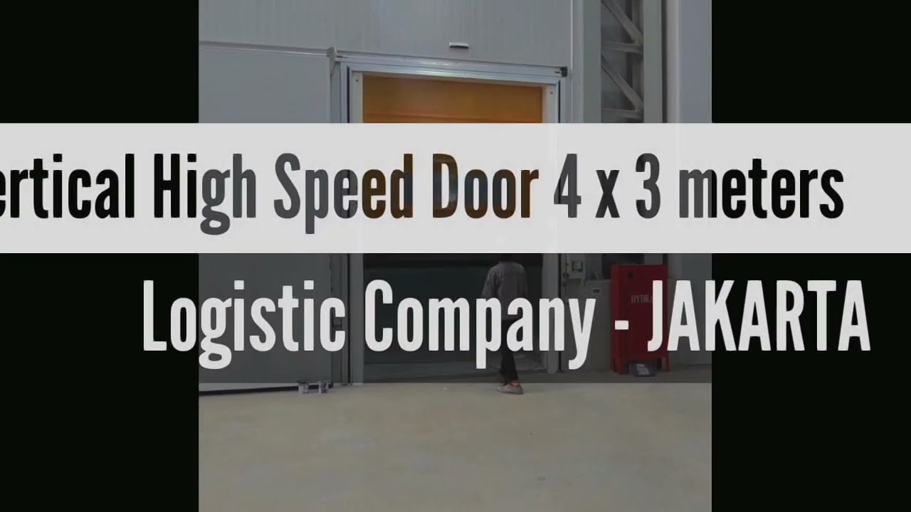 Sliding Door combine with High Speed Door - Japan