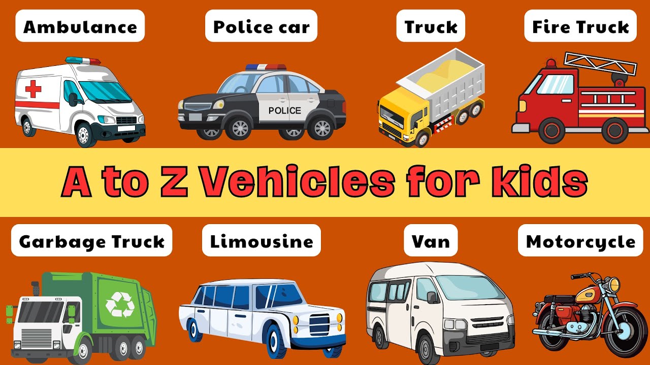 Alphabet with Vehicles A&ndash;Z | Fun Learning for Kids | Study Time Kids