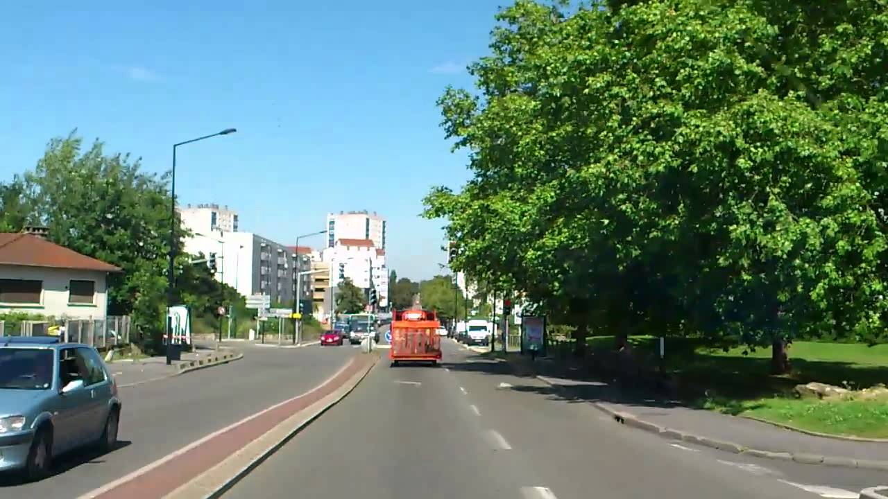 Driving In France - Chennevières - Champigny Sur Marne