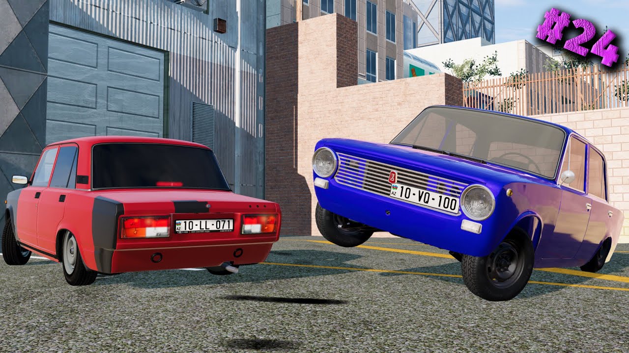 Şəhərdə Maşın Alveri Kasıb Bağban Yeni Biznes | BeamNG.Drive | Maşın Oyunları | 