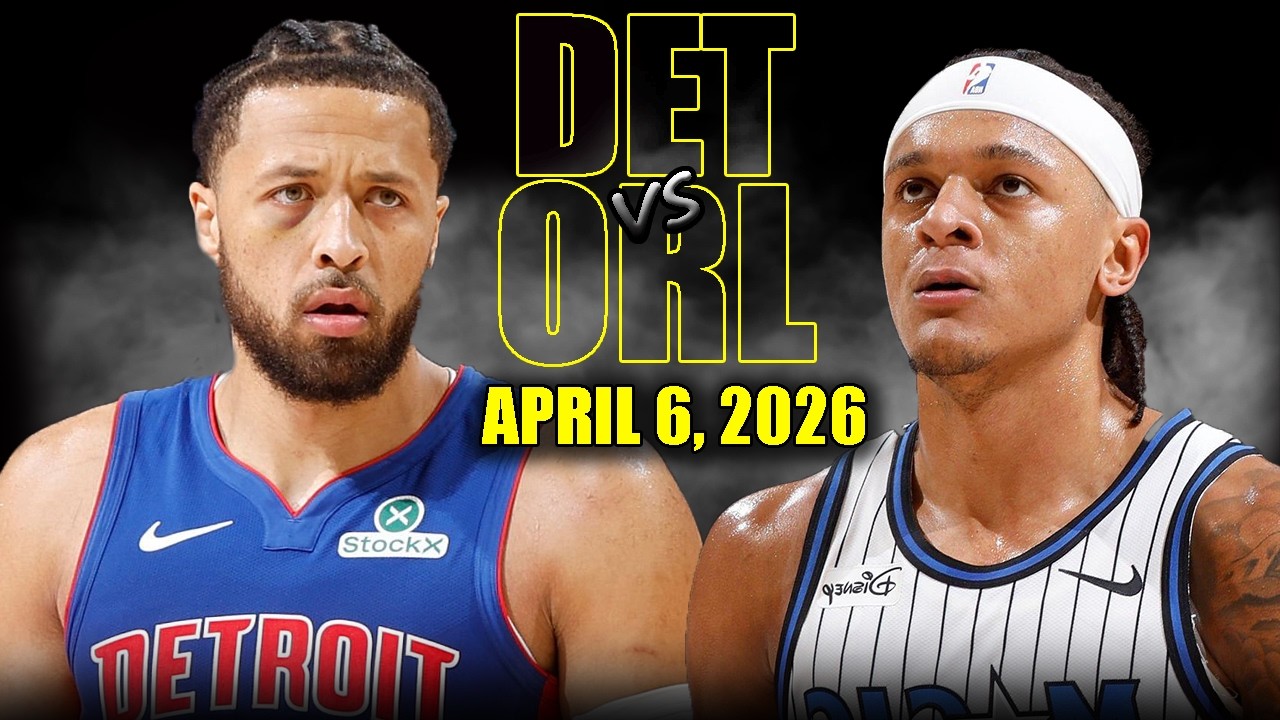 Detroit Pistons vs Orlando Magic Full Game Highlights &ndash; April 6, 2026 | NBA Season