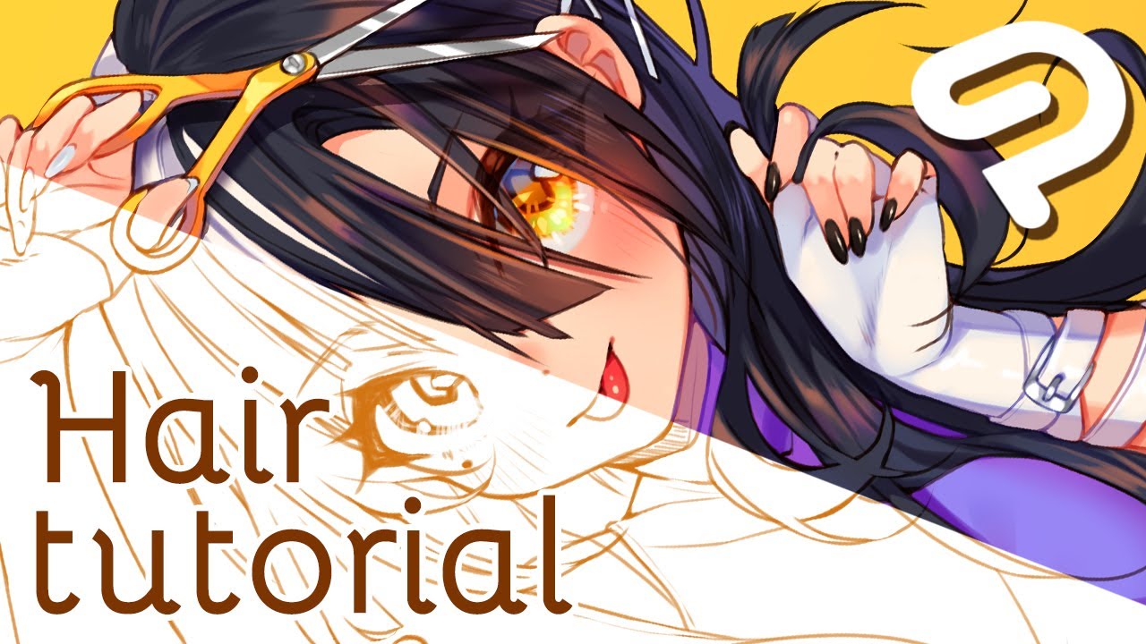 【Tutorial】 How to draw and color hair (Hyan Tricks and Tips #3)