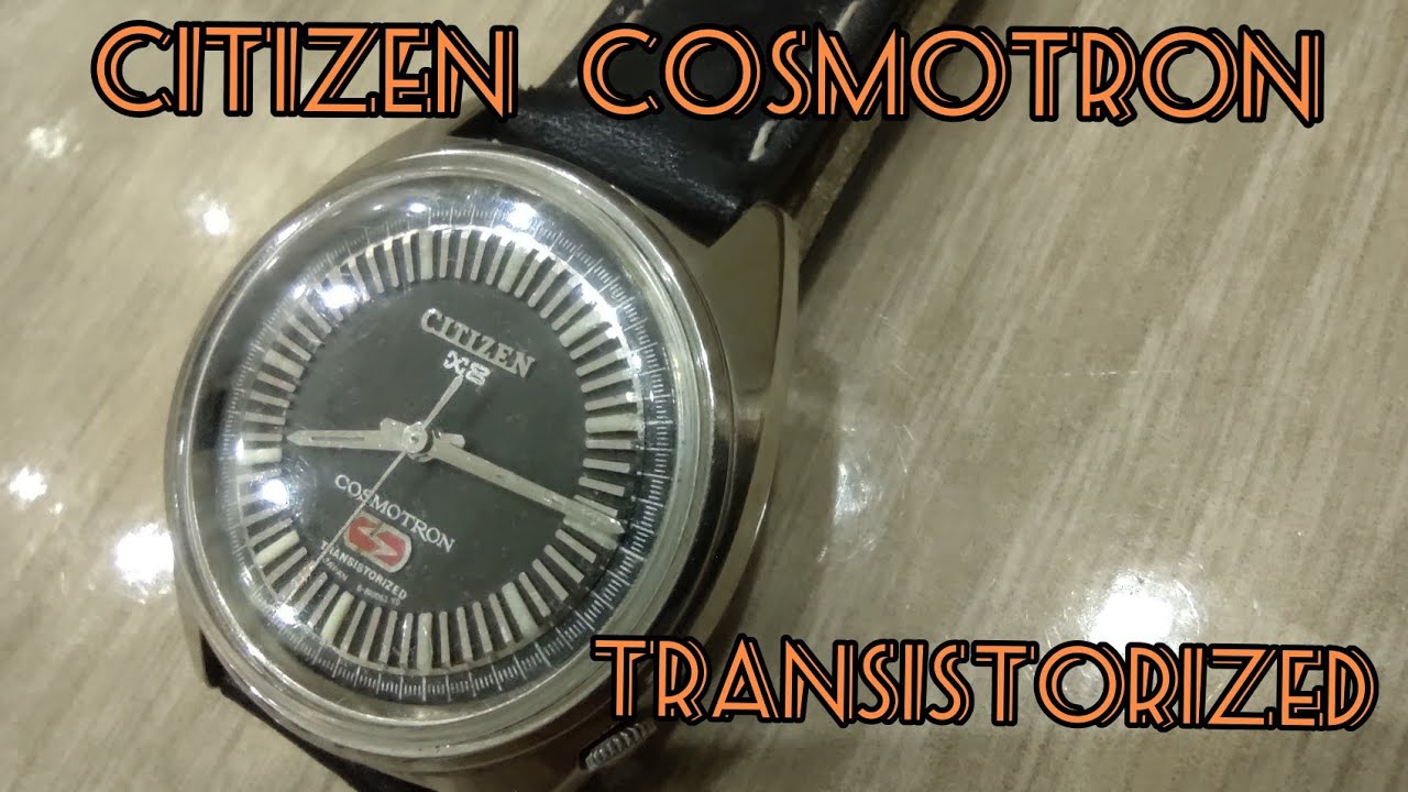 CITIZEN COSMOTRON TRANSISTORIZED - REVISÃO  E CONSERTAR CONTATO NEGATIVO