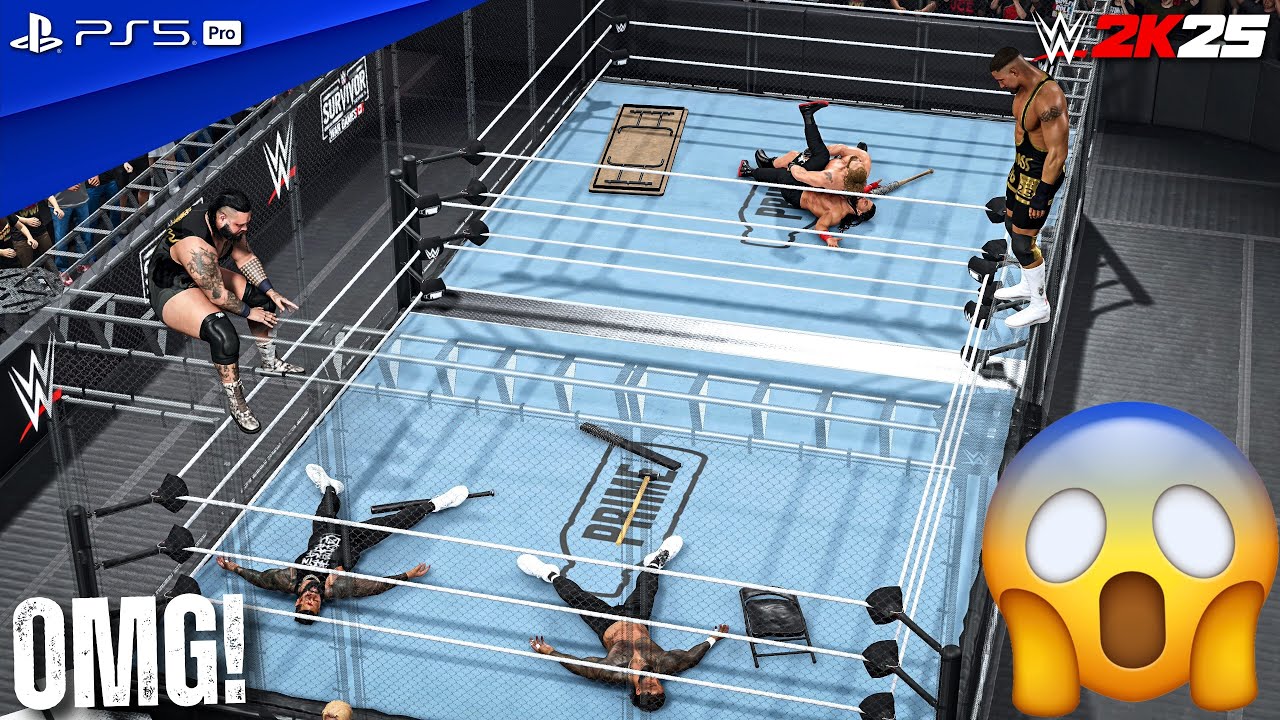WWE 2K25 &mdash; The Vision против The OG Bloodline &mdash; матч &laquo;Военные игры&raquo; на Survivor Series | PS5 Pro ...