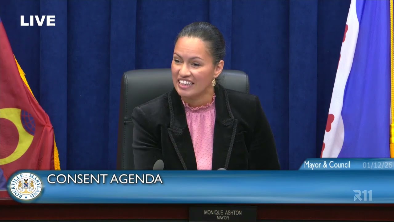 Rockville Mayor & Council Meeting: 1/12/2026