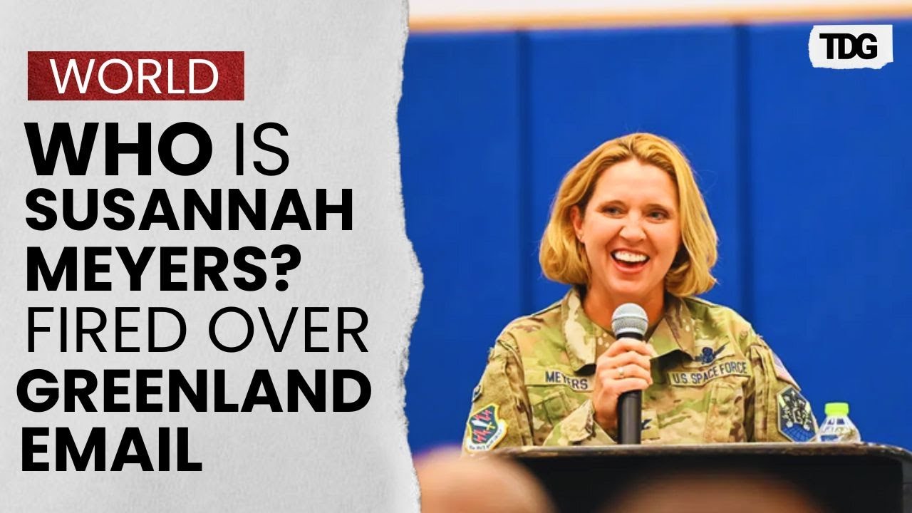 Who is Susannah Meyers? U.S. Fires Greenland Commander Over Vance Criticism Email | TDG