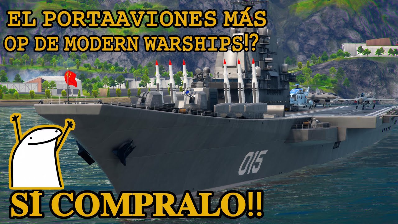 El nuevo portaaviones del evento de Modern warships es bastante letal, el mejor de #modernwarships ?