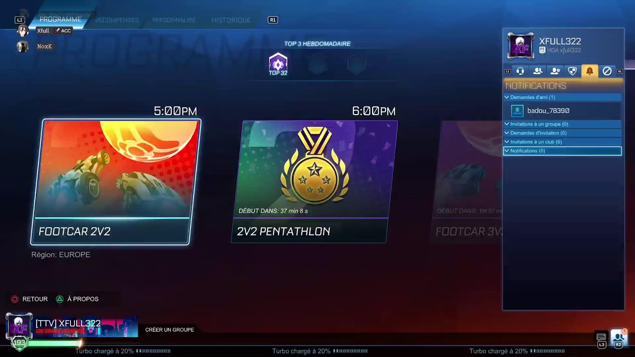 live ROCKET LEAGUE FR – Récompense du BOOSITN EVENT !