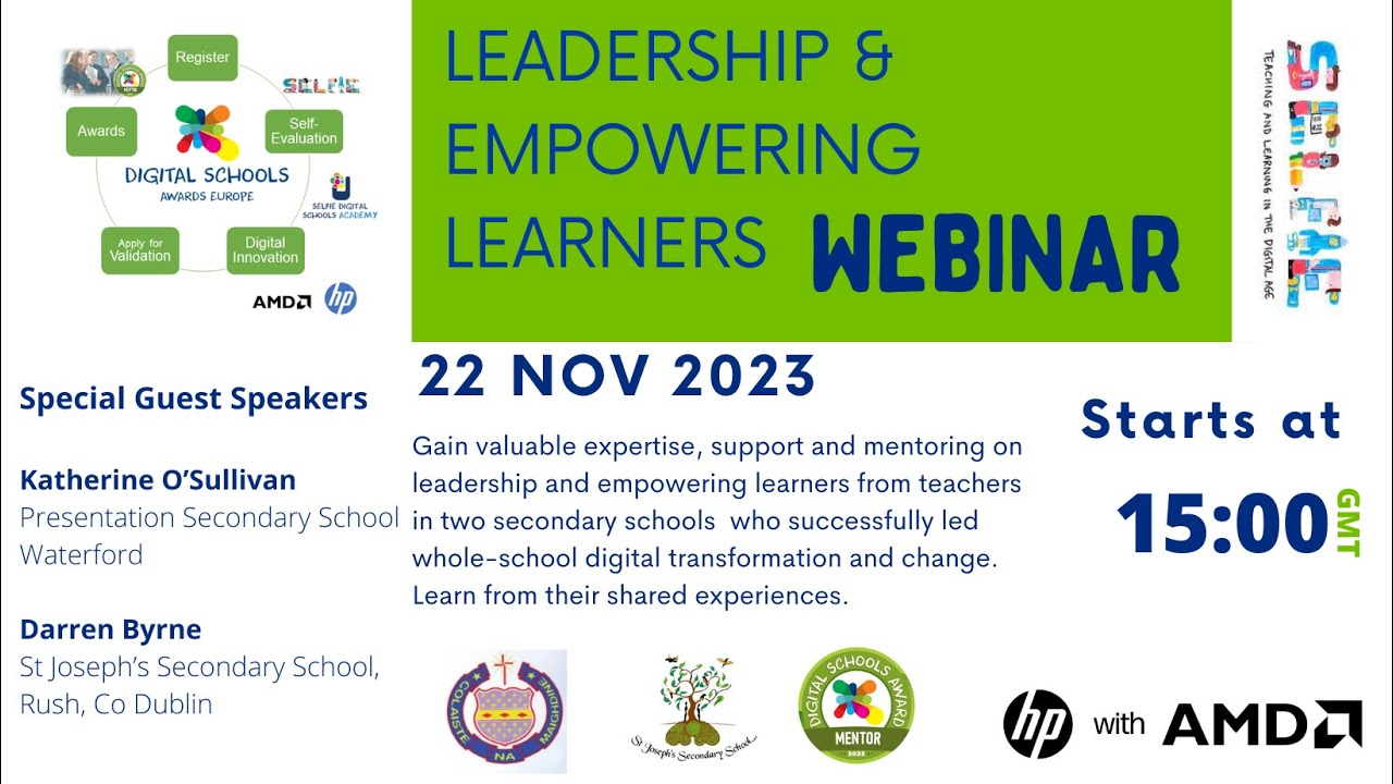 Webinar  Leadership & Empowering Learners