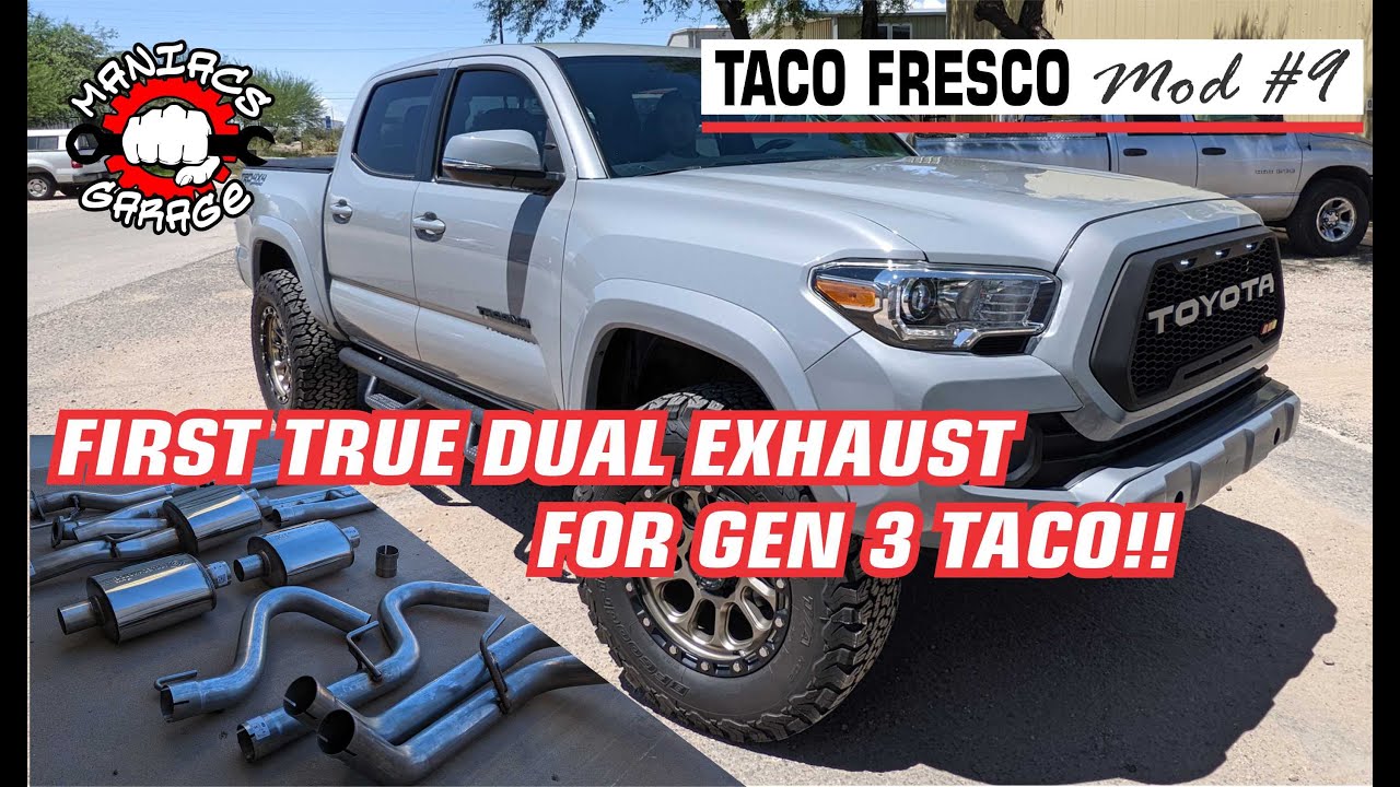 AWE Tuning Exhaust for our 2020 Toyota Tacoma