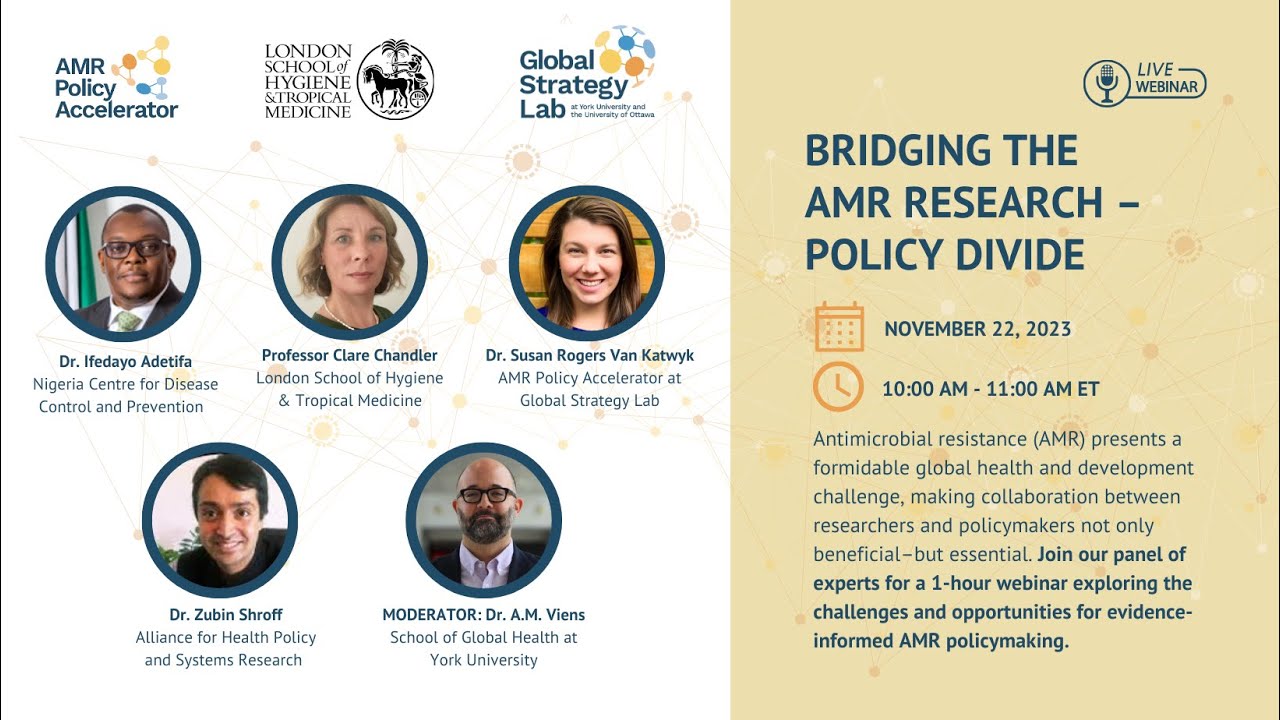 AMR Research Policy Divide webinar