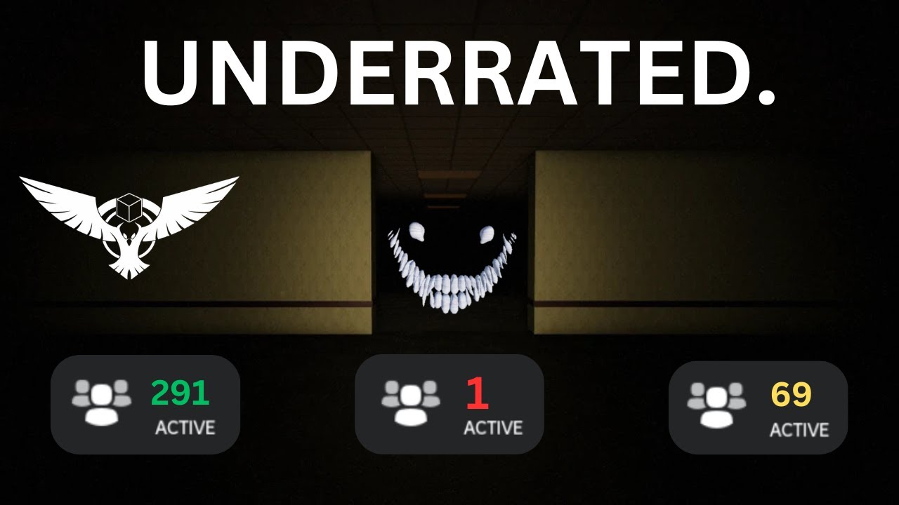 Playing Roblox UNDERRATED Backrooms Games