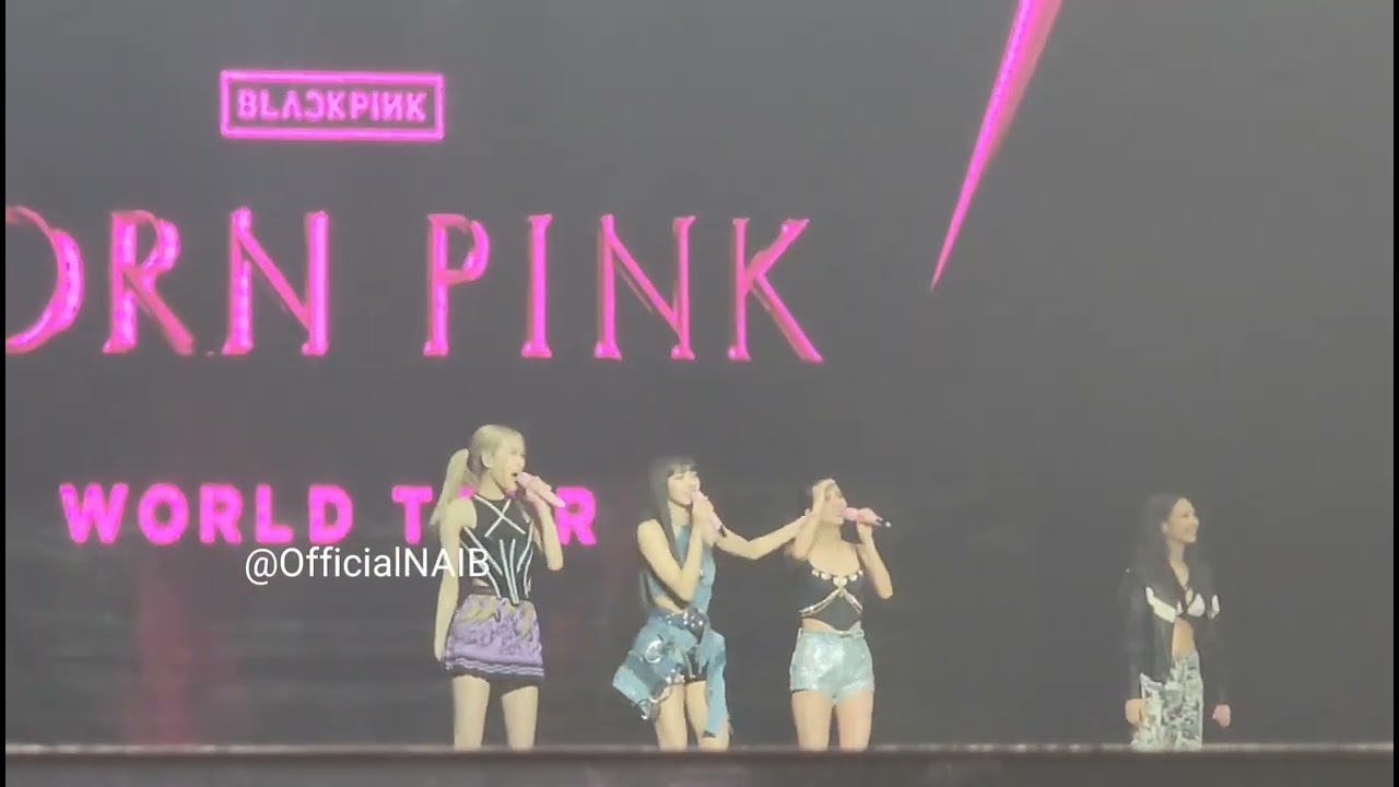 BLACKPINK Ending Ment Born Pink Tour Chicago Day 2