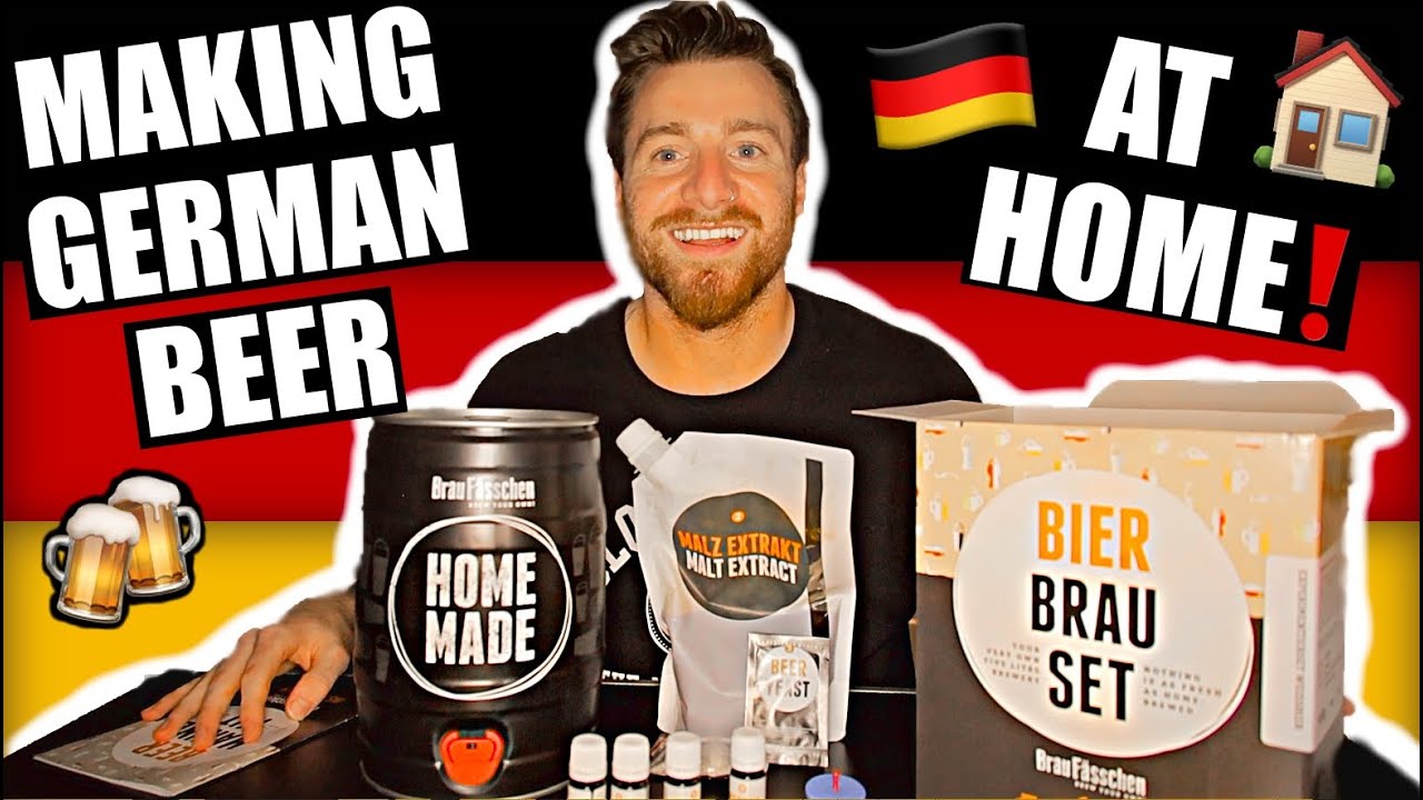 BREWING my own GERMAN BEER at HOME! 🇩🇪🍻🏠