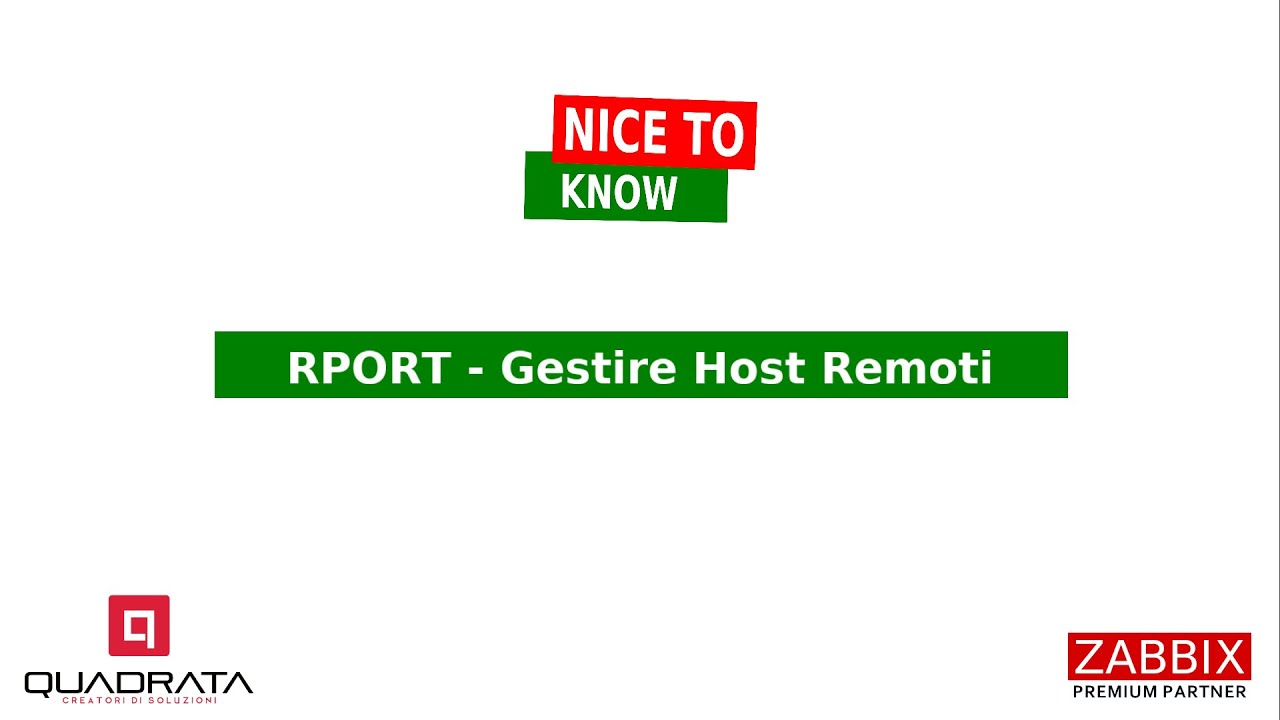 RPORT - Gestisci dispositi remoti - EdgeServer