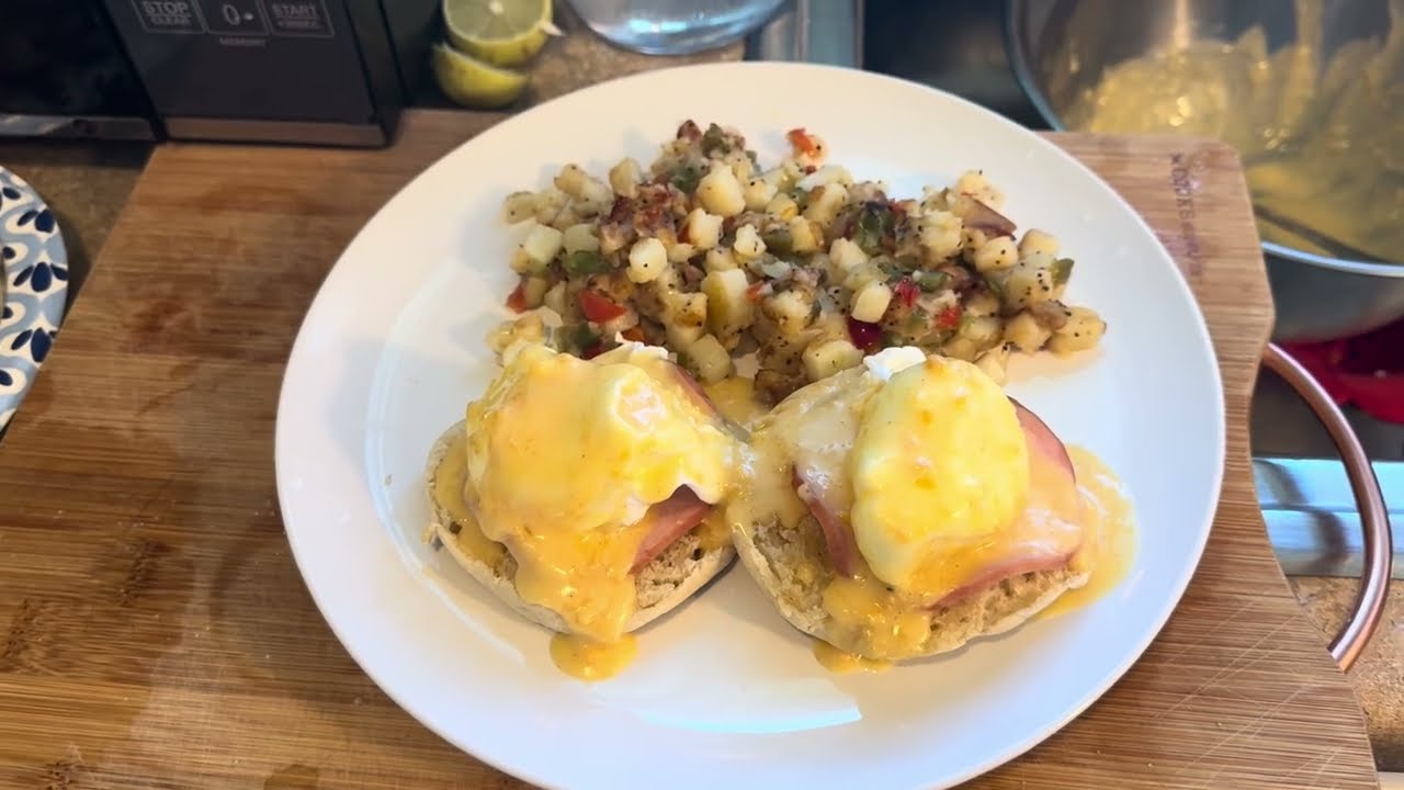 Asi prepare unos huevos benedictos
