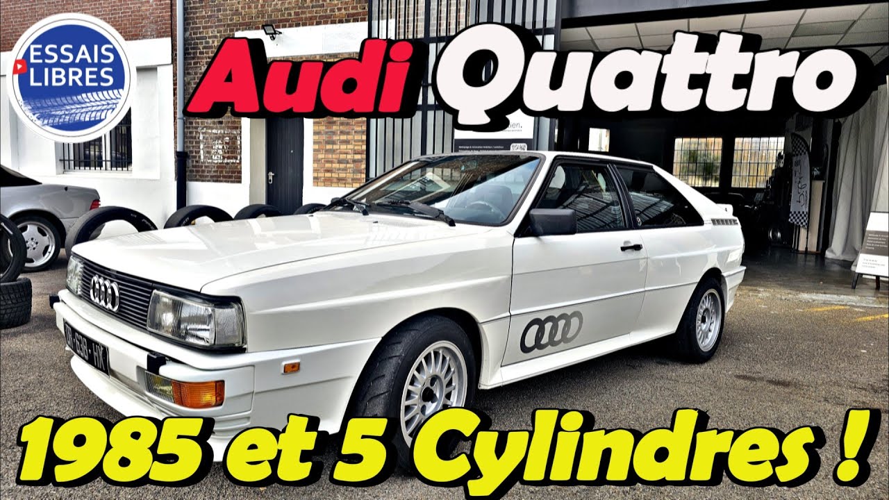 UN MYTHE EN VENTE avec son 5 Cylindres TURBO : AUDI QUATTRO !