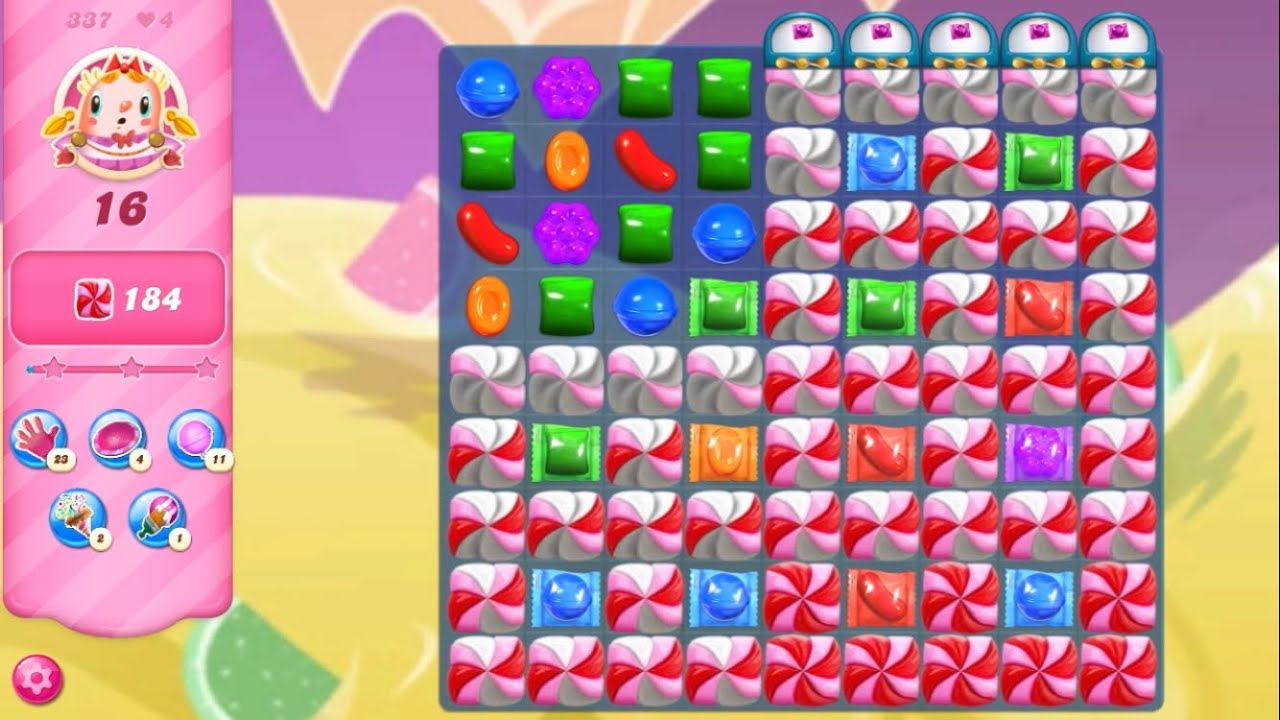 Candy Crush Saga Level 337 (NO BOOSTERS)