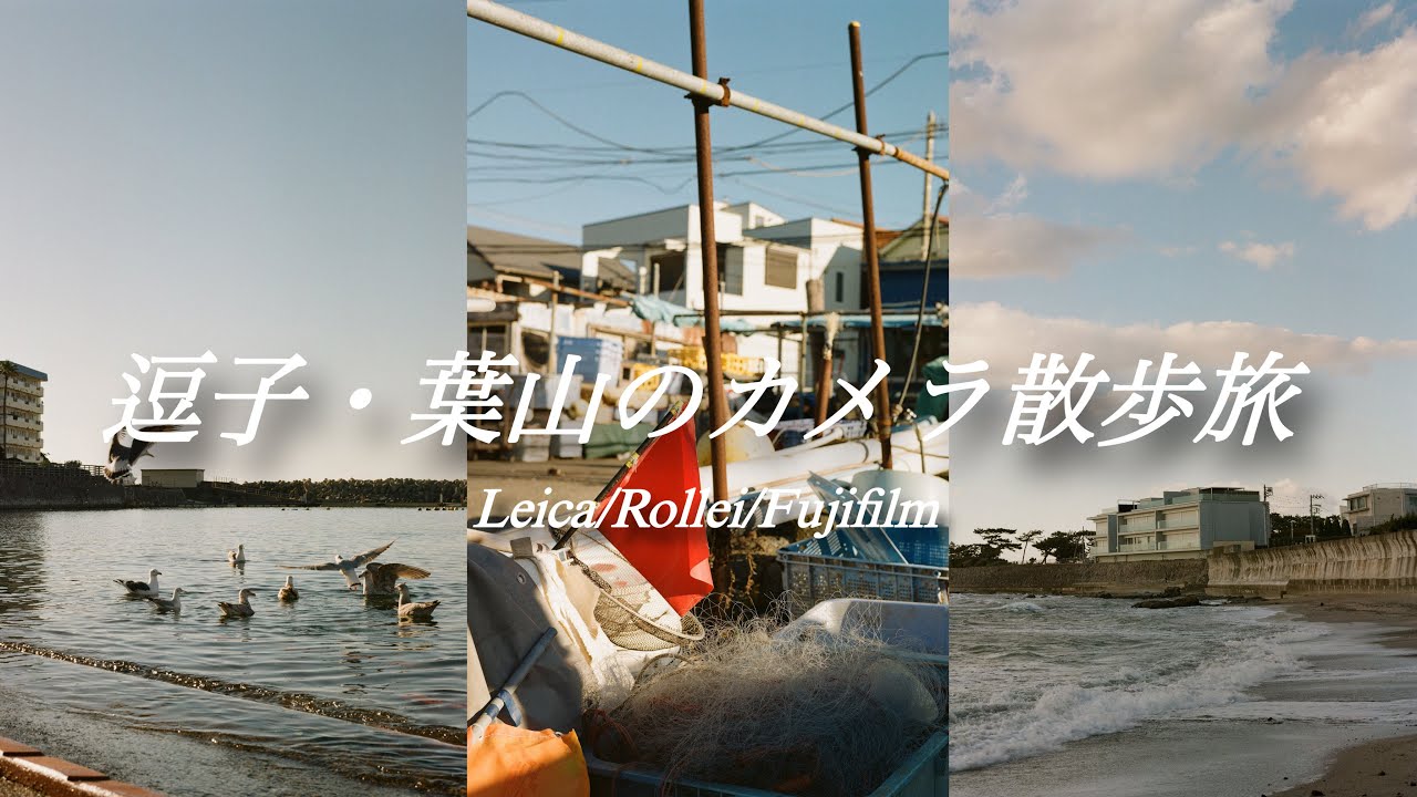【Leica/Rollei/Fujifilm】写真仲間と巡る逗子•葉山/小坪漁港•森戸神社