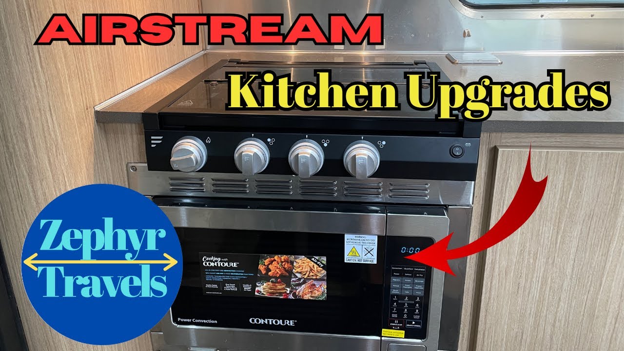 Watch Us Change Our Airstream Cooktop and Microwave - Step by Step | RV DYI