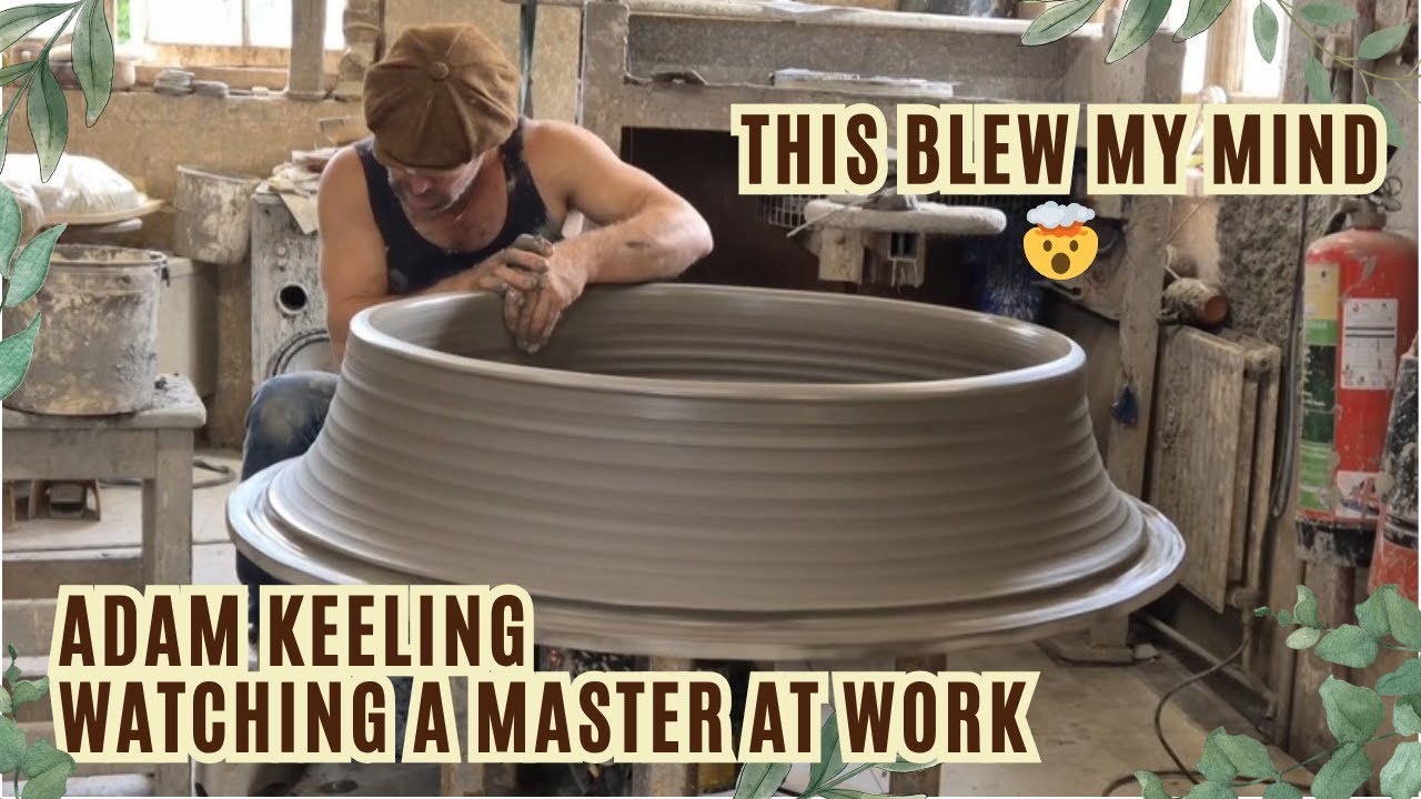 123. In Awe of Adam Keeling, Throwing Big, Tour Whichford Pottery, Pot Collection & Potter Meet-Up!