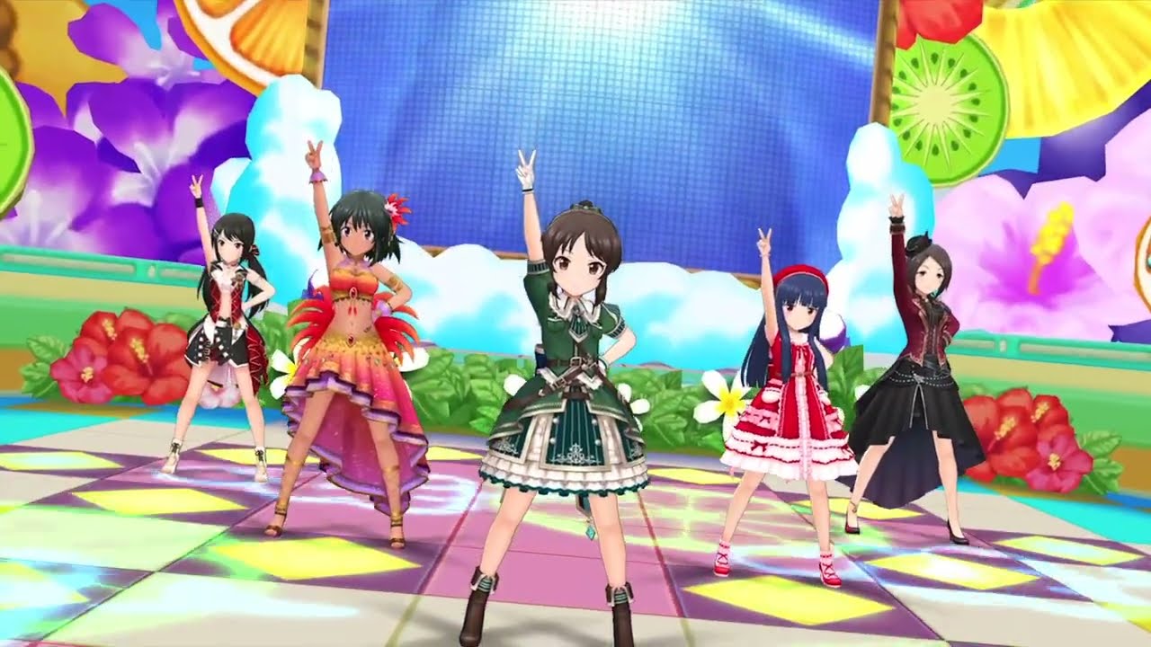 デレステMV「Orange Sapphire」パワフルカーニバル！(中野有香,佐城雪美,橘ありす,ナターリア,東郷あい)