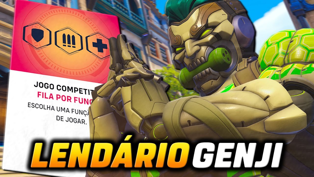 O LENDÁRIO GENJI DO SA ESTÁ DE VOLTA NO COMPETITIVO DO OVERWATCH 2