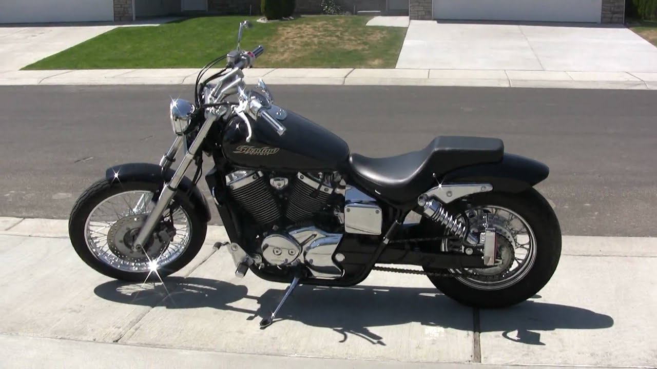 2005 Honda Shadow Walk Around (custom) Cobra Streetrod Exhaust