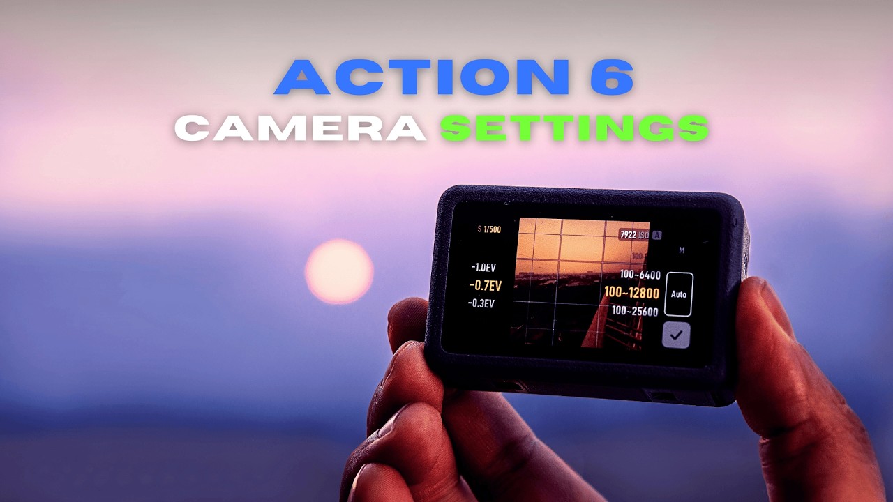 DJI Osmo Action 6 Camera Settings Tutorial | Beginners to Pro