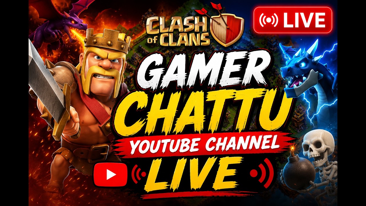 🔴 Clash of Clans LIVE | New Attack Strategy 2026 | GAMER CHATTU