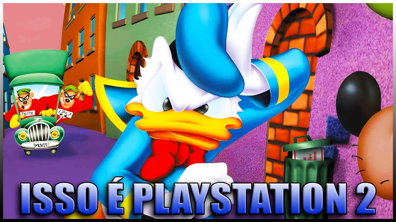 Plataforma Clássico, Diversão Garantida - Donald Duck: Goin’ Quackers PS2