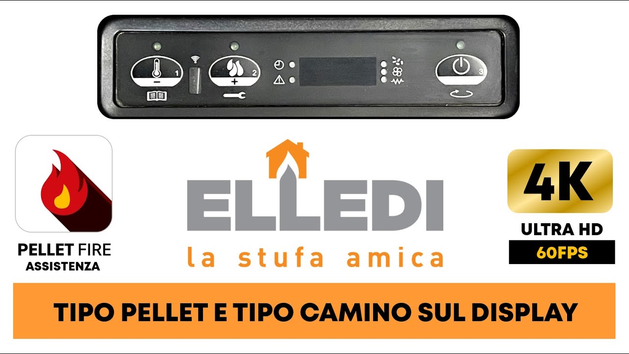 [TUTORIAL 2024] TIPO PELLET e TIPO CAMINO sul display a 3 tasti di ELLEDI