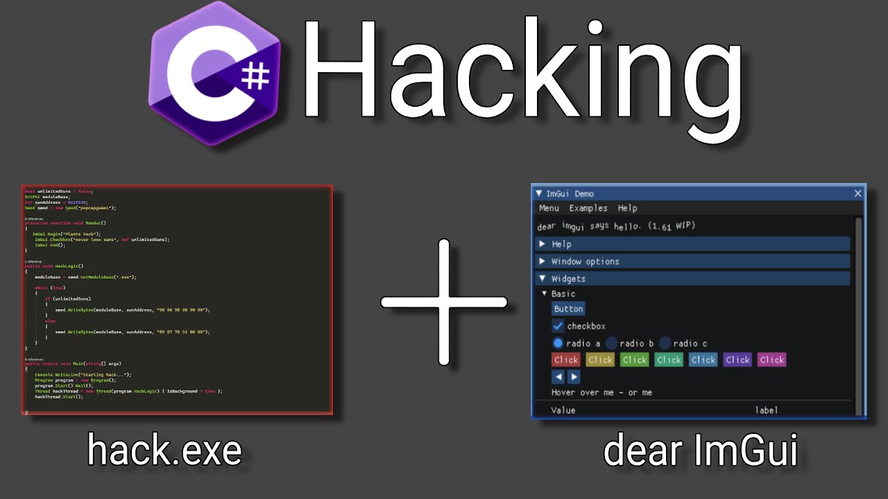 Hack ANY game with C# and ImGui under 10 minutes!  [ Tutorial ]